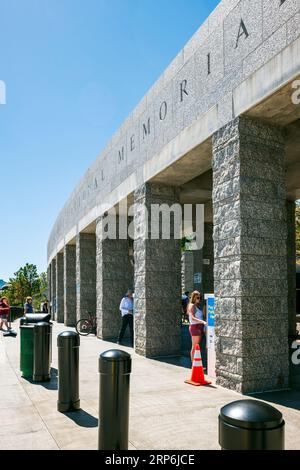 Tourists visiting Mount Rushmore National Memorial; Black Hills; Hill City; South Dakota; USA Stock Photo