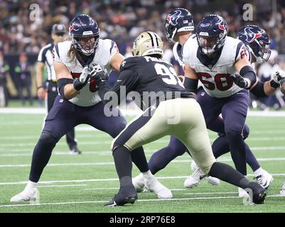 New Orleans Saints defensive end Payton Turner (98) in action during an NFL  preseason football game against the Houston Texans, Sunday, Aug. 27, 2023,  in New Orleans. (AP Photo/Tyler Kaufman Stock Photo - Alamy