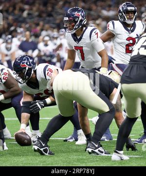 New Orleans, USA. 27th Aug, 2023. Houston Texans offensive tackle