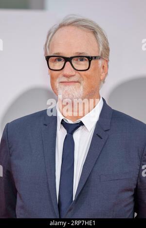 David Fincher attends the premiere of 'The Killer' during the 80th Venice International Film Festival at Palazzo del Cinema on the Lido in Venice, Italy, on 03 September 2023. Stock Photo