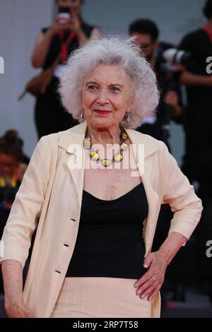 Venice, Italy, 3rd September, 2023. Marisa Paredes arriving on the red carpet for the film The Killer gala screening at the 80th Venice International Film Festival in Venice, Italy. Credit: Doreen Kennedy/Alamy Live News. Stock Photo