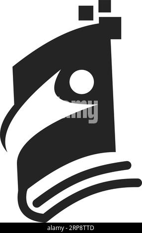 knowledge logo template Isolated. Brand Identity. Icon Abstract Vector graphic Stock Vector