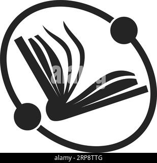 knowledge logo template Isolated. Brand Identity. Icon Abstract Vector graphic Stock Vector