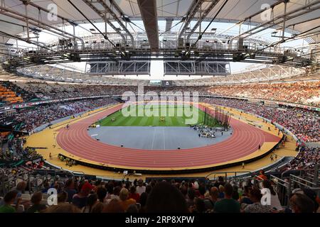 National Athletics Centre, Budapest, Hungary. 19th Aug, 2023. General view, AUGUST 19, 2023 - Athletics : World Athletics Championships Budapest 2023 at National Athletics Centre, Budapest, Hungary. Credit: Yohei Osada/AFLO SPORT/Alamy Live News Stock Photo