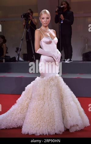 Venice, Italy. 01st Sep, 2023. Leonie Hanne attends a red carpet for the movie 'The Killer' at the 80th Venice International Film Festival on Sunday, September 3, 2023 in Venice, Italy. Photo by Rocco Spaziani/UPI Credit: UPI/Alamy Live News Stock Photo