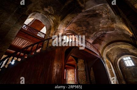 Narthex of Hagia Irene (Eirene) Church.  Outer courtyard of Topkapi Palace, Istanbul, Turkey Stock Photo