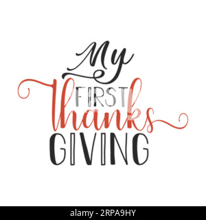 Thanks giving , typography t shirt design, tee print, freebie SVG, t-shirt design, lettering t shirt design Stock Vector
