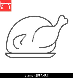 cooked turkey outline