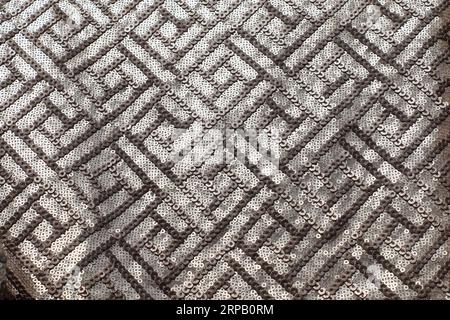 Close Up View On Samples Of Cloth And Fabrics In Different Colors Stock Photo