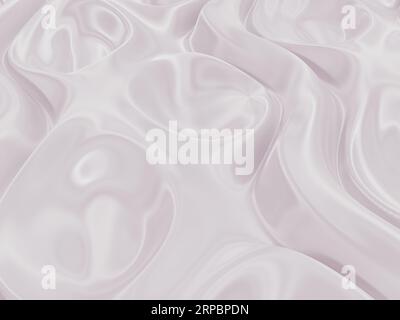 white satin soft fabric abstract texture background Stock Photo