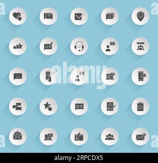 feedback vector icons Stock Vector