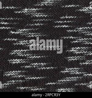 Pattern fabric made of wool. Handmade knitted fabric grey wool background texture Stock Photo
