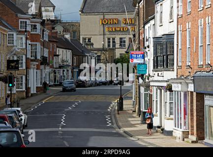 The High Street, Tadcaster, North Yorkshire, England UK Stock Photo