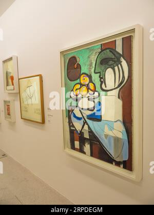 Picasso Paintings, Picasso Museum, Paris France, Europe, EU. Stock Photo