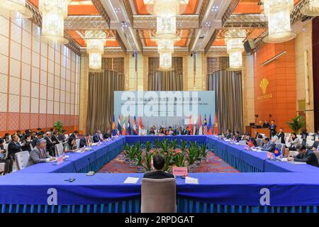 (190803) -- BEIJING, Aug. 3, 2019 -- The 15th Senior Officials Meeting on the Implementation of the Declaration on the Conduct of Parties in the South China Sea (DOC) is held in Changsha, central China s Hunan Province, June 27, 2018. ) Xinhua Headlines: China, ASEAN countries make progress on COC, vow broader cooperation ZhangxXiaoyu PUBLICATIONxNOTxINxCHN Stock Photo