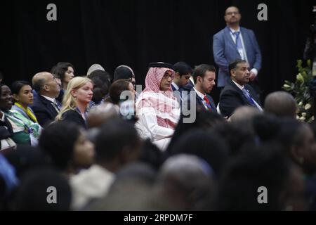 Nairobi, Kenya. 04th Sep, 2023. Delegates listen to speeches during day one of the Africa Climate Summit at the Kenyatta International Conference Centre (KICC) in Nairobi. Credit: SOPA Images Limited/Alamy Live News Stock Photo