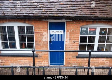 GUILDFORD, SURREY- AUGUST 31, 2023: Toll House Hydro Project in Guildford town centre Stock Photo