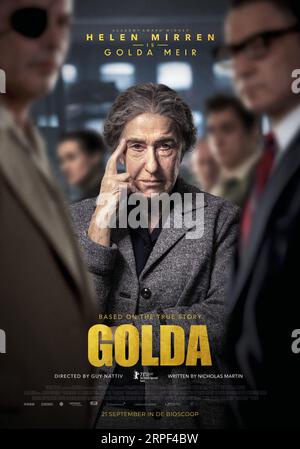  Golda (Helen Mirren, Golda Meir) Movie Poster - 12x18