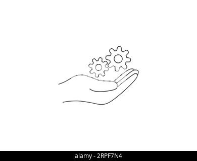 Skills, problem solving icon. Vector illustration. Stock Vector