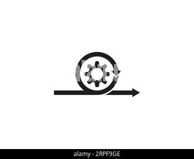 Agile development, plan icon. Vector illustration. Stock Vector