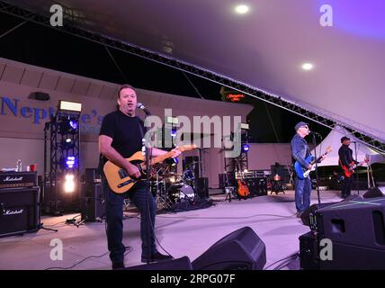 September 2, 2023, Virginia Beach, Virginia, USA: The SMITHEREENS rock the crowd at the 31st street stage in Virginia Beach, Virginia on 2 September 2023. Photo Â© Jeff Moore (Credit Image: © Jeff Moore/ZUMA Press Wire) EDITORIAL USAGE ONLY! Not for Commercial USAGE! Stock Photo