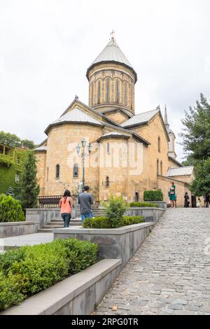 Georgia, Tbilisi - 30 August 2019: The Sioni Cathedral of the Dormition, Georgian Orthodox cathedral in Tbilisi, the capital of Georgia. Stock Photo