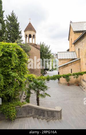 Georgia, Tbilisi - 30 August 2019: The Sioni Cathedral of the Dormition, Georgian Orthodox cathedral in Tbilisi, the capital of Georgia. Stock Photo