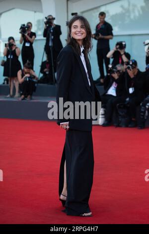 Venice, Italy. 04th Sep, 2023. Kasia Smutniak attending the Priscilla Premiere as part of the 80th Venice Film Festival (Mostra) in Venice, Italy on September 04, 2023. Photo by Aurore Marechal/ABACAPRESS.COM Credit: Abaca Press/Alamy Live News Stock Photo