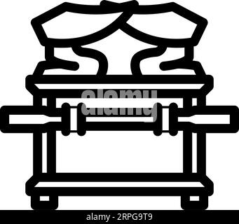 ark of the covenant line icon vector illustration Stock Vector Image ...