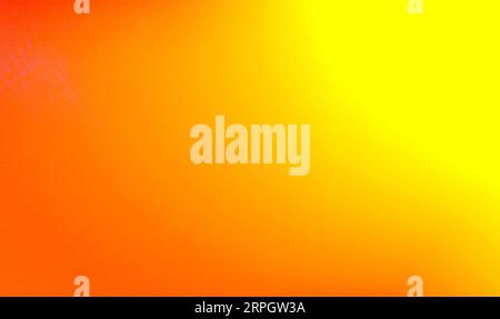 Orange and yellow mixed gradient background with copy space, Suitable for flyers, banners, advertisement, brochures, posters, ppt, and design works Stock Photo