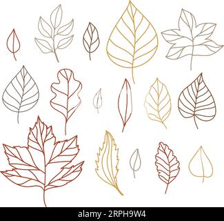 Cozy autumn doodle set vector illustration Stock Vector Image & Art - Alamy