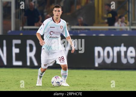 Lecce, Italy. 03rd Sep, 2023. Lorenzo Pirola (US Salernitana 1919) during US Lecce vs US Salernitana, Italian soccer Serie A match in Lecce, Italy, September 03 2023 Credit: Independent Photo Agency/Alamy Live News Stock Photo