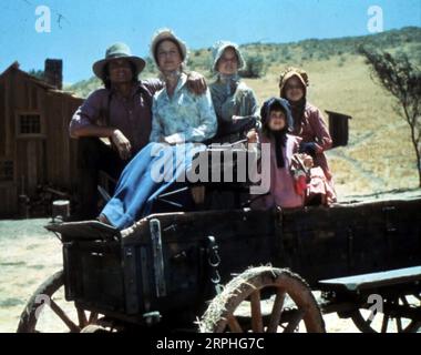 LITTLE HOUSE on the PRAIRIE Michael Landon Melissa Gilbert Stock Photo