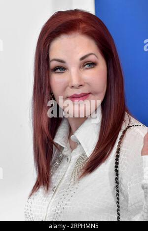 Venice, Italy. 04th Sep, 2023. VENICE, ITALY - SEPTEMBER 04: Priscilla Presley attend a photocall for the movie 'Coup De Chance' at the 80th Venice International Film Festival on September 04, 2023 in Venice, Italy. Credit: dpa/Alamy Live News Stock Photo
