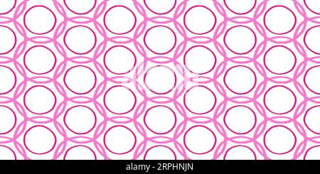 Barbie background. Pink shape seamless pattern. Trendy Barbiecore