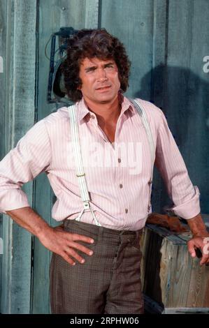 LITTLE HOUSE on the PRAIRIE Michael Landon Melissa Gilbert Stock Photo