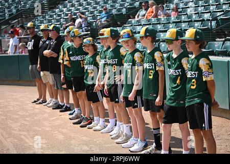 Russell Athletic Little League World Series Baseball Jersey Green