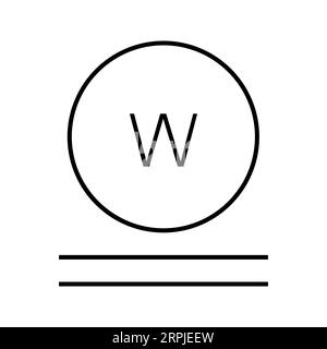 WET CLEANVERY DELICATE Editable and Resizeable Vector Icon Stock Vector