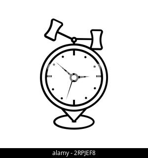 WAKE UP Editable and Resizeable Vector Icon Stock Vector