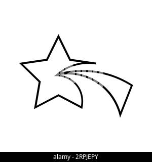 STAR Editable and Resizeable Vector Icon Stock Vector