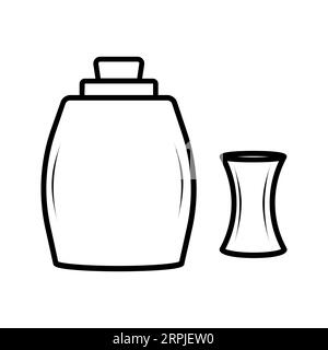 MINI BAR Editable and Resizeable Vector Icon Stock Vector