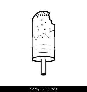POPSICLE Editable and Resizeable Vector Icon Stock Vector