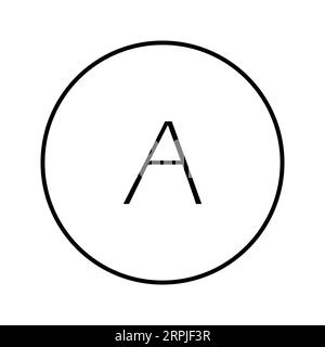 DRY CLEAN ANY SOLVENT Editable and Resizeable Vector Icon Stock Vector