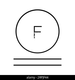 DRY CLEAN PETROLEUM SOLVENTVERY DELICATE Editable and Resizeable Vector Icon Stock Vector