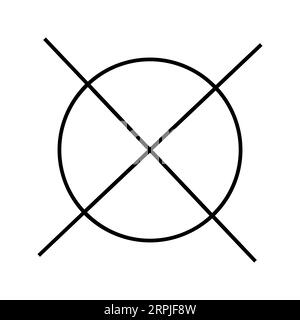 DO NOT DRY CLEAN Editable and Resizeable Vector Icon Stock Vector