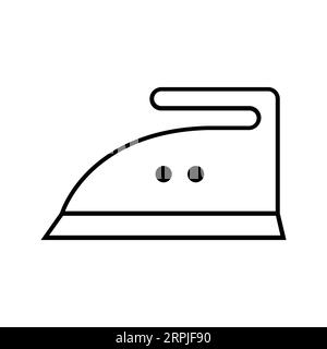 IRONING MEDIUM HEAT Editable and Resizeable Vector Icon Stock Vector