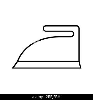 IRON, ANY TEMPERATURE Editable and Resizeable Vector Icon Stock Vector
