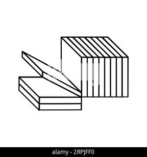 BREAD Editable and Resizeable Vector Icon Stock Vector
