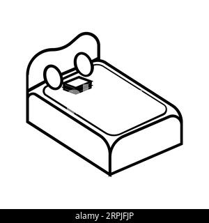 BED Editable and Resizeable Vector Icon Stock Vector