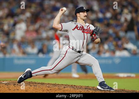 Atlanta, United States. 15th July, 2023. Atlanta Braves starting pitcher Spencer  Strider (99) throws to the plate during a MLB regular season game between  the Chicago White Sox and Atlanta Braves, Saturday